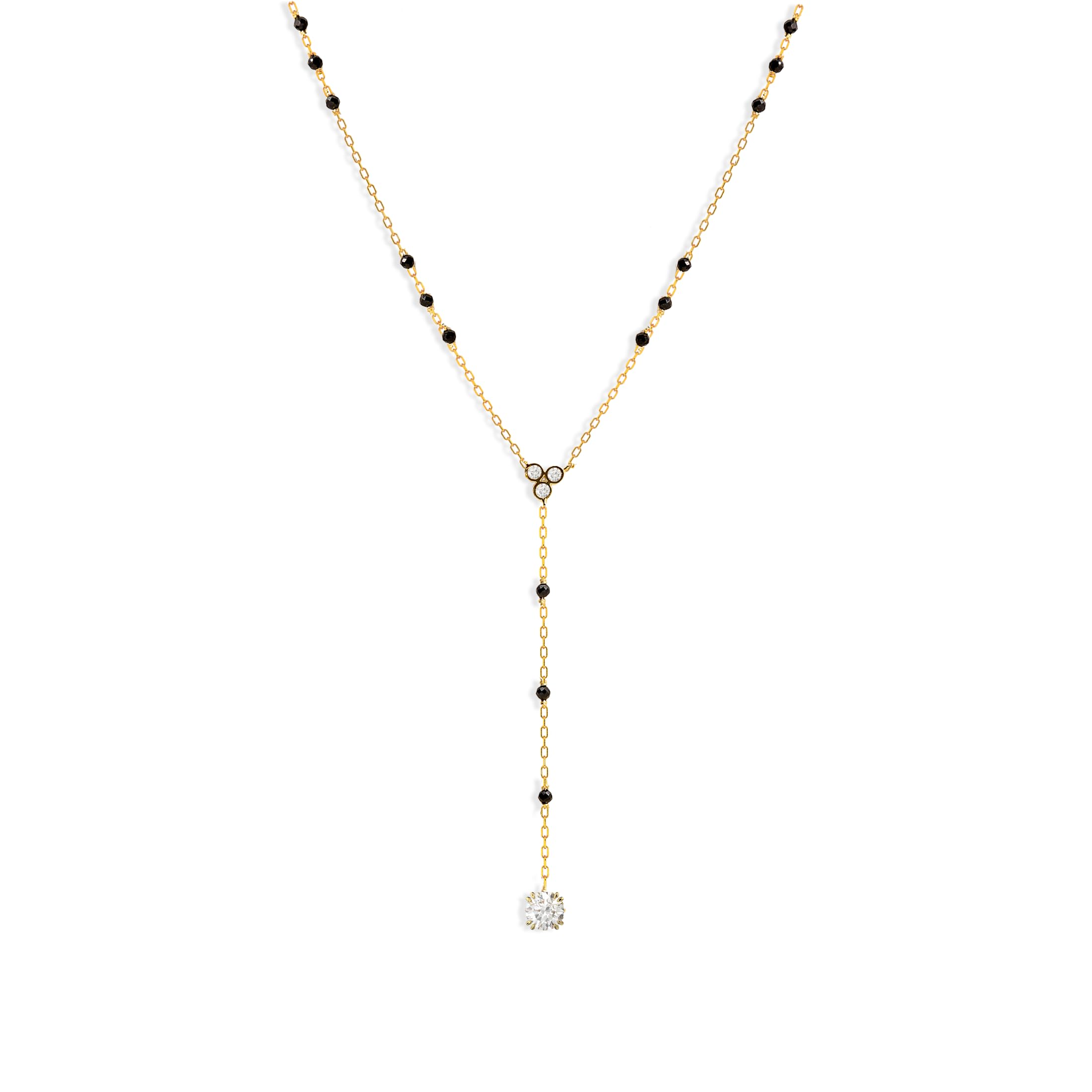 MABEL 925 Sterling Silver, 18 Kt Gold Plated Lariat Mangalsutra, Fine Jewellery Gifts for Women & Girls, Assured Purity & 6 Month Warranty* (B0CSFNTTWW) Amazon Price History, Amazon Price Tracker