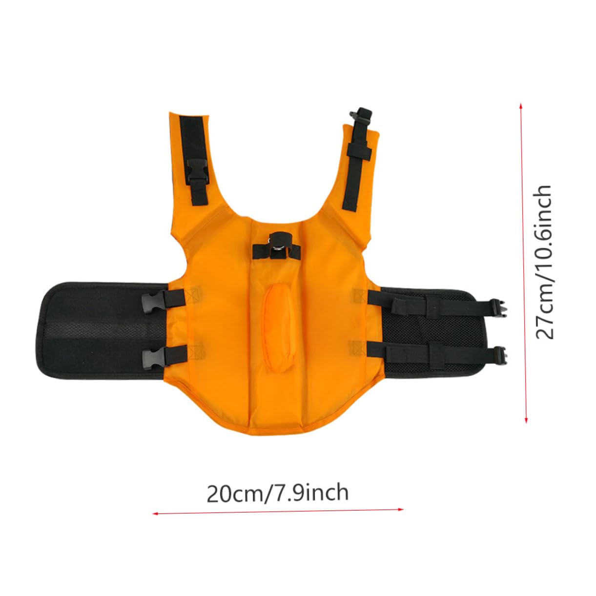 POPETPOP Swimsuit Dogs Floats Pool Dog Service Animal Vest Puppy Life Vest for Swimming Doggy Vest for Swimming Large Shape Dog Float Vest Vests Medium Vest for Orange Nylon