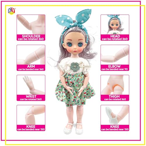 Image of Lyla Alia Play House Dolls - Gift Box with Accessories | Pretend Play Toy Set for Girls 3+ Years | Cute Suit Series in Carry Handle Box| 37 CM Tall