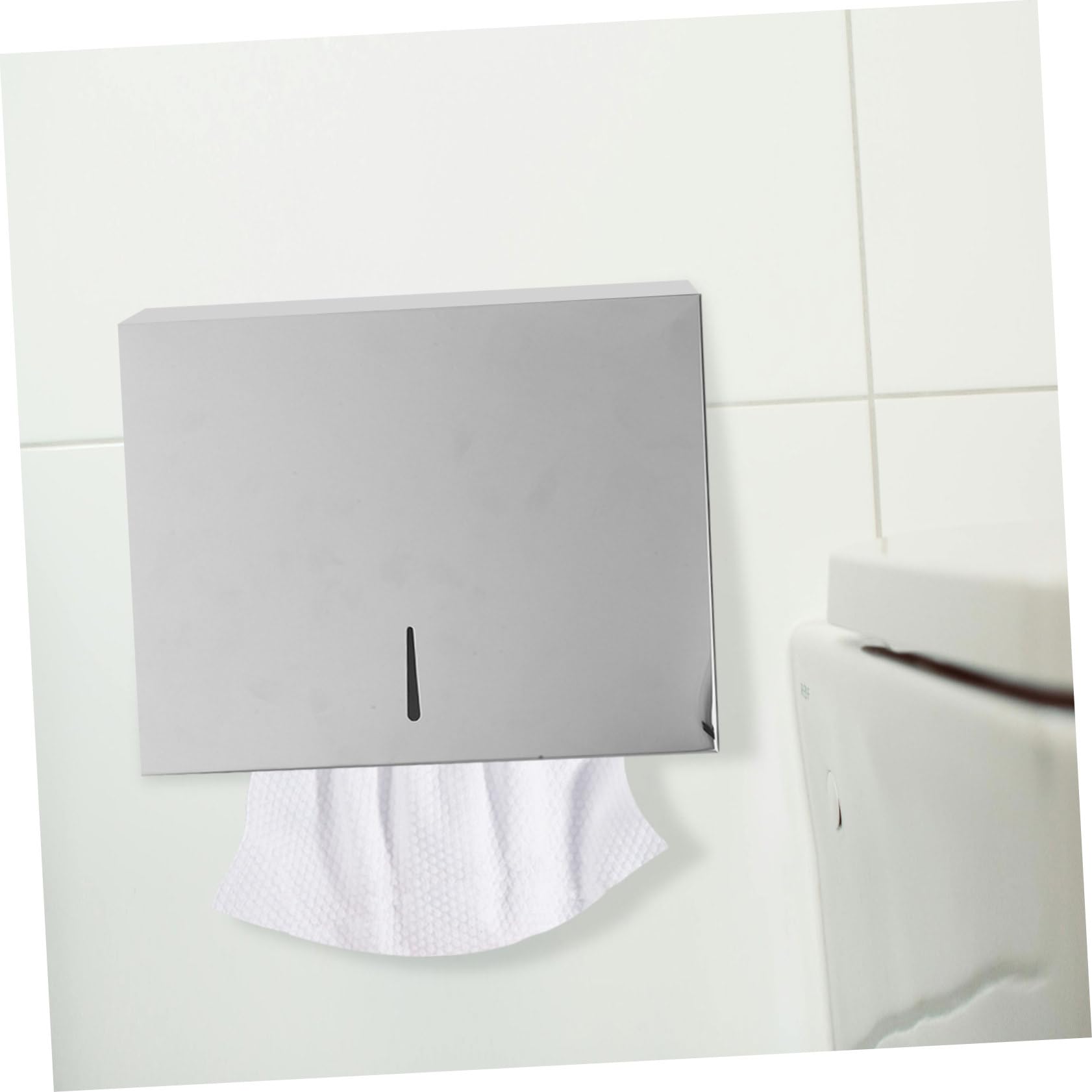 Portarrollos Higiénico Dispensador De Toallas Acero Inoxidable Soporte De Pared
