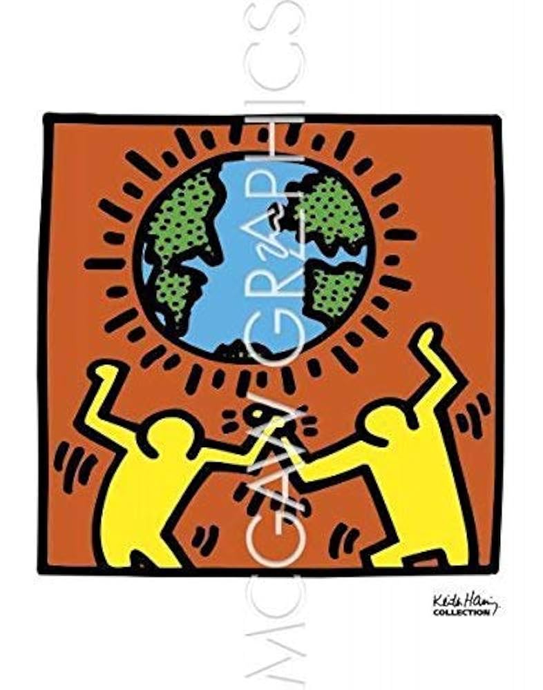 Amazon.com: McGaw Graphics KH02 by Keith Haring, Art Print