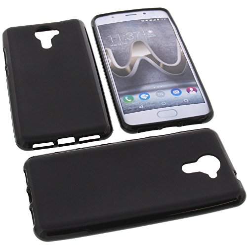 foto-kontor Coque Compatible avec Wiko U Feel Prime Housse pour Smartphone Étui en Caoutchouc TPU Noir