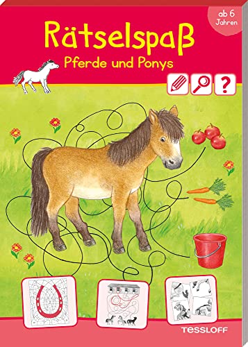 Rätselspaß Pferde & Ponys. Ab 6 Jahren (Rätsel, Spaß, Spiele)