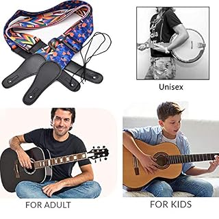 Zliger 2 PièCe Sangle Guitare,Strap Rembourrée Premium Courroie Confortable Respirante Avec Guitar Médiators pour Basses… - Les Beatles, Paul McCartney, John Lennon, RIngo Starr, George Harrison Zliger 2 PièCe Sangle Guitare,Strap Rembourrée Premium Courroie Confortable Respirante Avec Guitar Médiators pour Basses… – Image 6
