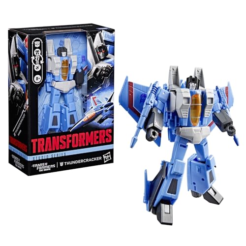 Transformers Studio Series The Transformers: The Movie Thundercracker Voyager Class 6.5-Inch Converting Action Figure Robot Toys for Ages 8+