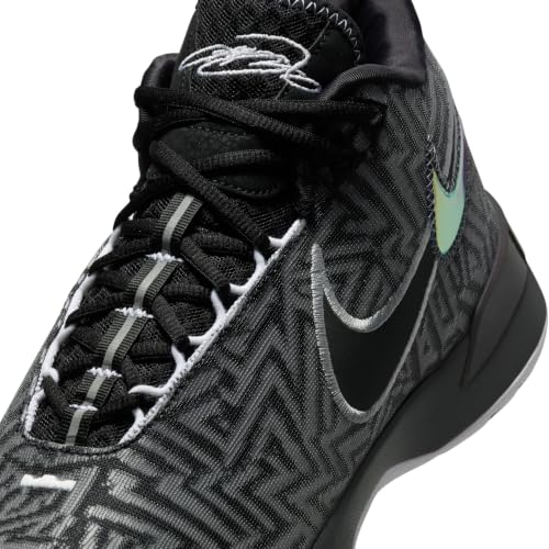 Image of Lebron NXXT Genisus Basketball Shoes (HF0712-004, Black /White /Smoke Grey /Light Smoke Grey) Size 11