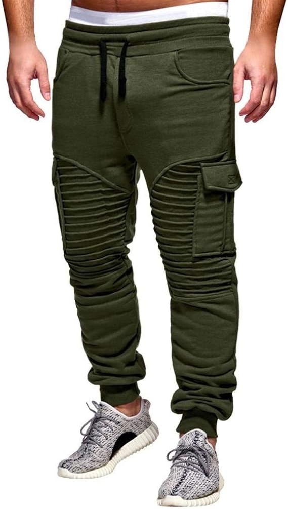 Herren Camo Sweatpants - Baggy Jogger, Elastische Taille