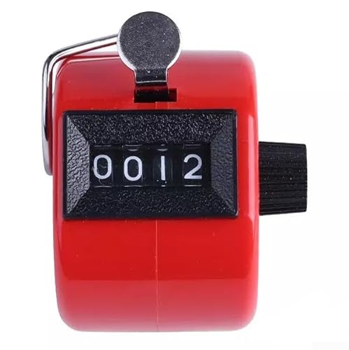 Contatore manuale a 4 cifre meccanico clicker in plastica ABS
