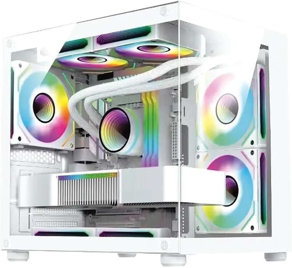 PC Gamer ARVEX Aquario Branco AMD Ryzen 5 5500, Geforce RTX 3050, Memória 16GB DDR4, SSD 480GB
