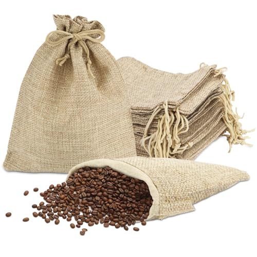 13 x 18 cm sacos de juta 30 peças sacos de tecido pequenos com cordão para encher saco presente pequeno reutilizável para jóias malas presentes de casamento DIY festa