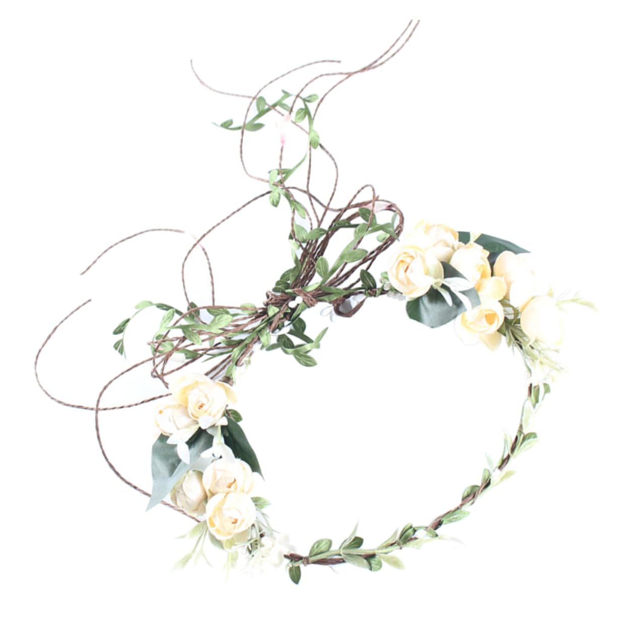 MAGICLULU 2piezas Guirnalda De Flores Simuladas Bohemia Para Cabeza Tocado Para Bodas y Fotografía