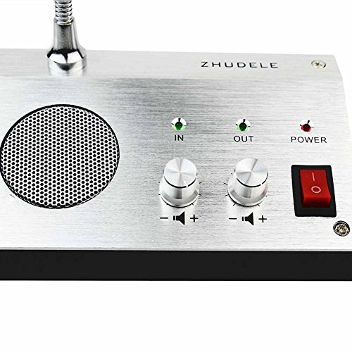 image for Higoo ZDL-9908 Bank/Office/Store/Station Counter Window Intercom Syste