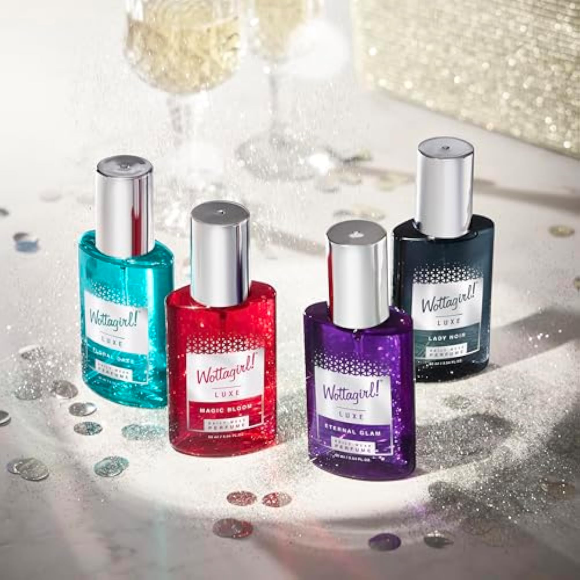LUXE Long Lasting Fragrance Combo Pack for Women, 90ml x 4
