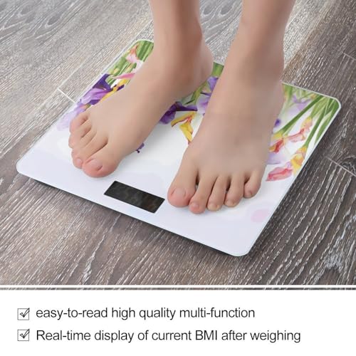 Báscula Digital de Baño Iris Butterfly con LCD Grande miniatura 5