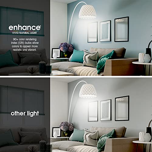 Feit Electric, Led Light Bulbs, 100W Equivalent Led Bulbs, Non Dimmable, 3000K Bright White, 1600 Lumens, 10 Year Lifetime, E26 Base, A21, Cri 90, Ul Listed, Damp Rated, 6 Pack, Om100/930Ca10K/6 #TOP4