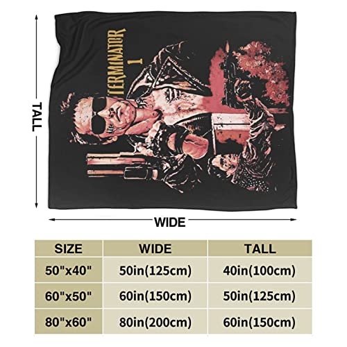 LOUJIN Arnold Actor Schwarzenegger flanelowy koc polarowy narzuta na cały sezon super miękki przytulny koc na łóżko lub kanapę 125 cm x 100 cm