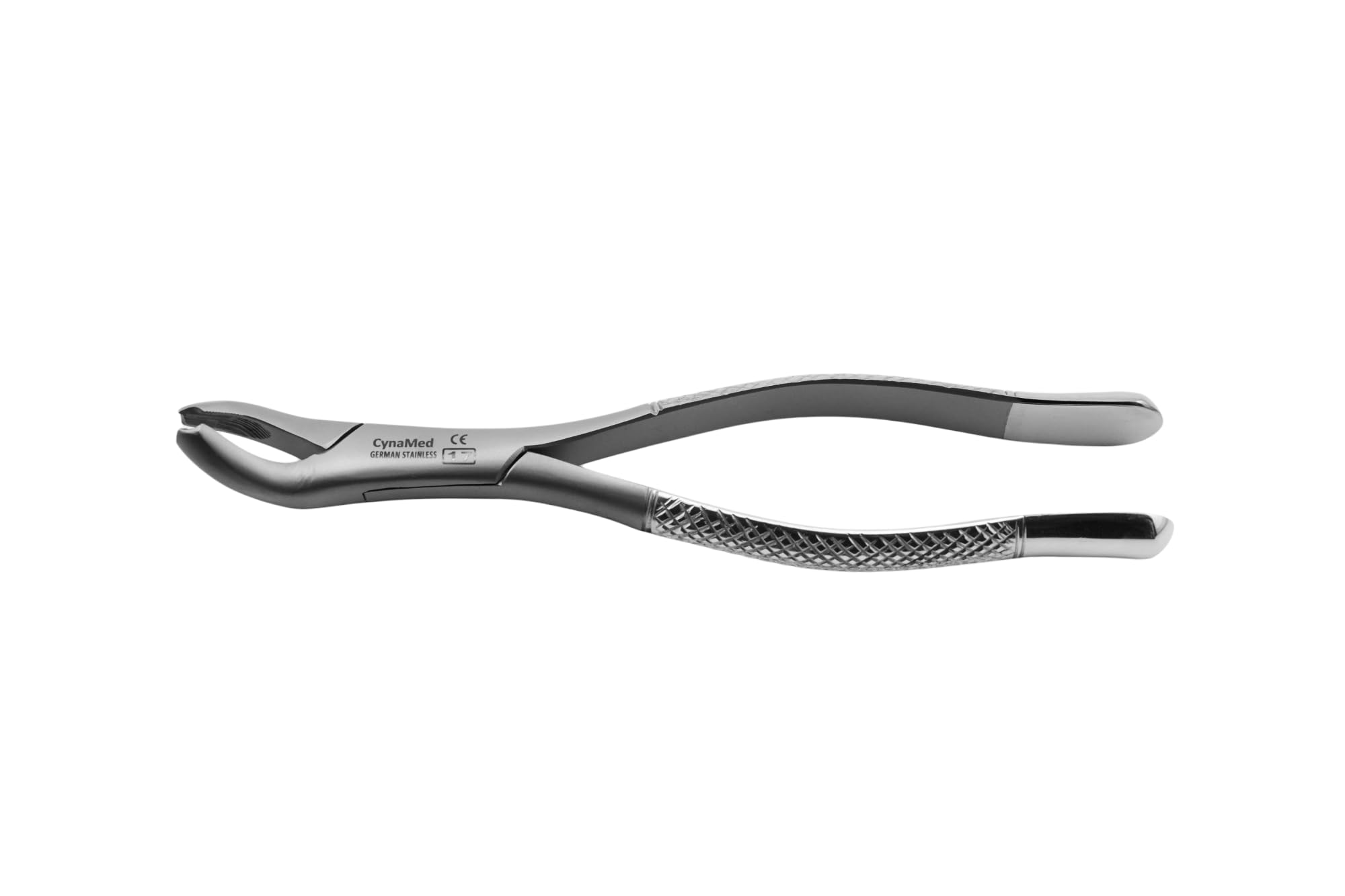 Cynamed Dental Extraction Mandibular Forceps, First Second Third Molars, Premium Stainless Steel (No. 17)