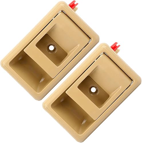 SCITOO Manijas de puerta Interior de repuesto del lado del pasajero para 1995-2000 para Toyota Tacoma (2 piezas)