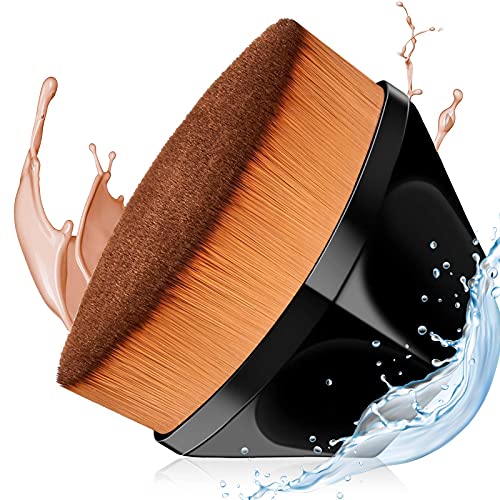Flat Makeup Brushes the Flawless Foundation Brush, Kabuki Brush Liquid Foundation Brush for Face, High Density Soft Makeup Brush for Concealer Powder, Blending Liquid or Cream