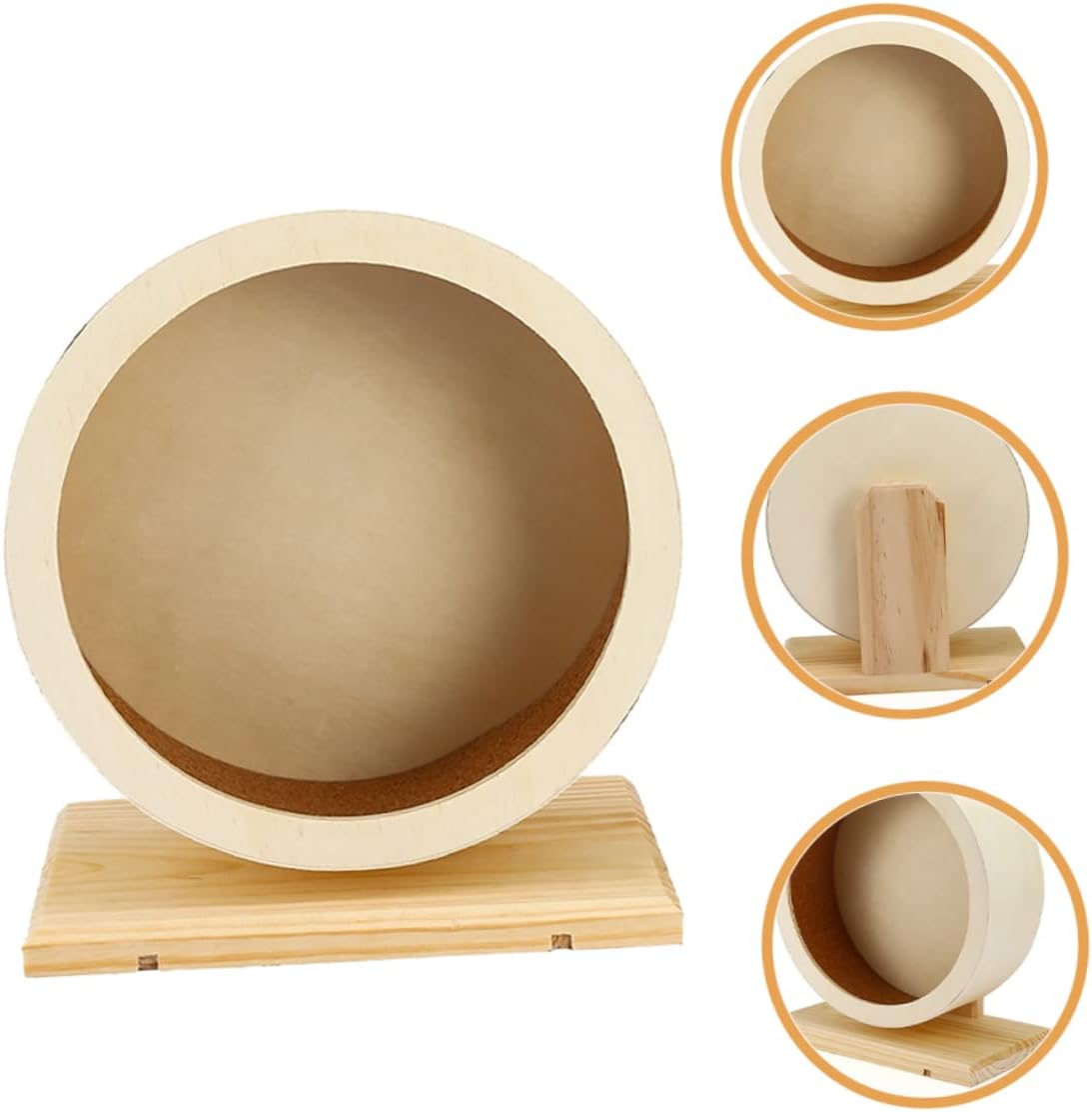 BESPORTBLE Wooden Hamster Wheel Small Animal Play Toy Exercise Wheel for Guinea Pigs