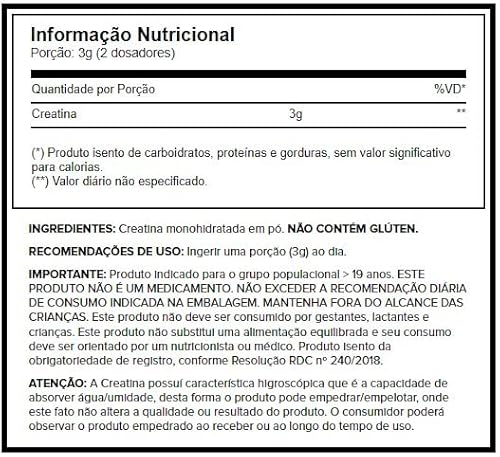 Creatina Monohidratada Creapure Original Pote 250g