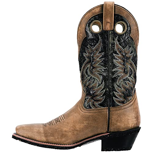 Laredo Mens Stillwater Square Toe Dress Boots Mid Calf - Beige,Black - Size 10.5 D #TOP10