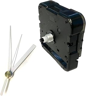 手作り時計用ムーブメント 時計シャフト & 針セット (ショートシャフト&棒型・白Q-11)