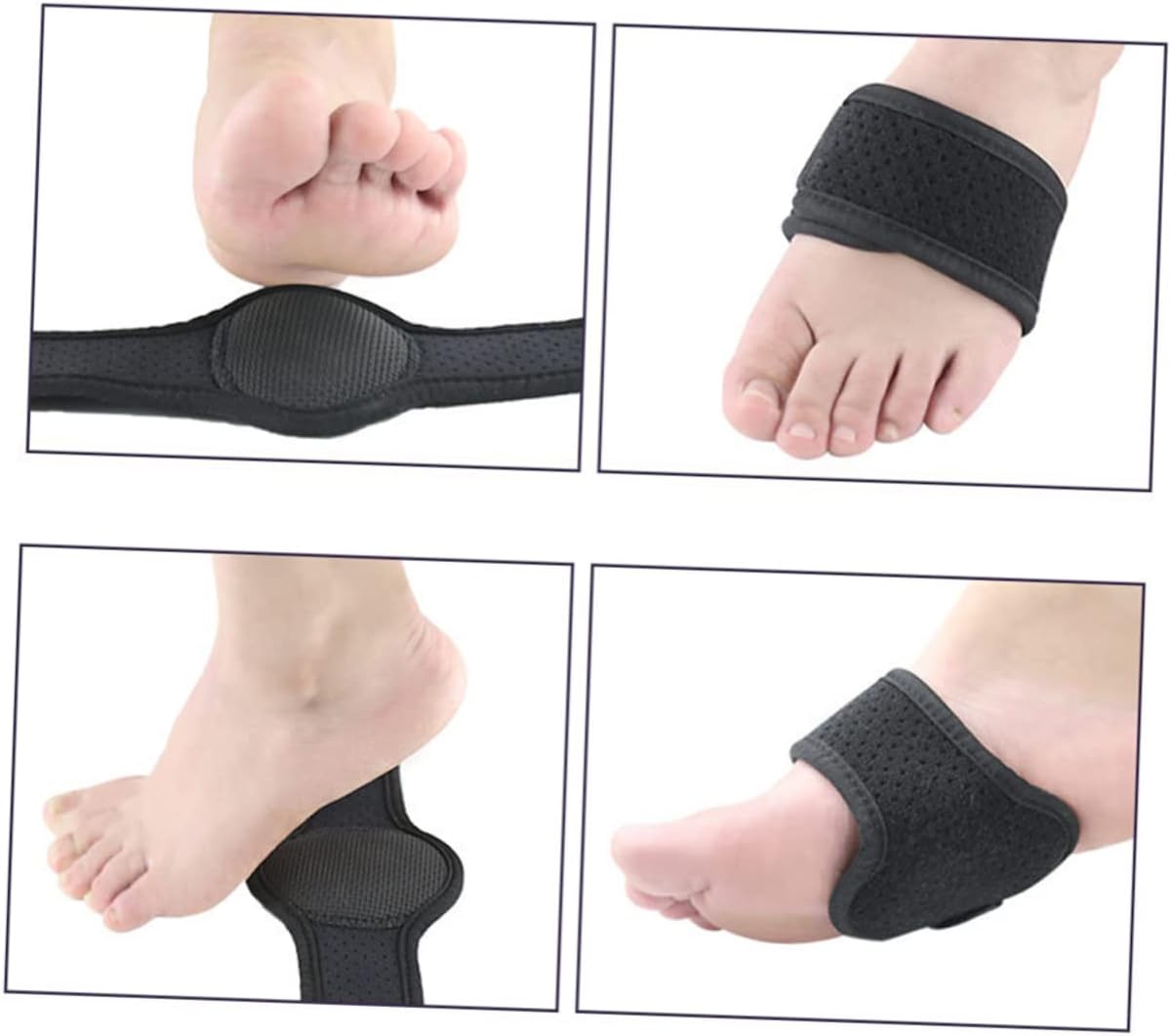 3pairs Arch Support Bands for Flat Feet Comfortable Pads for Plantar Fasciitis Relief for Use and