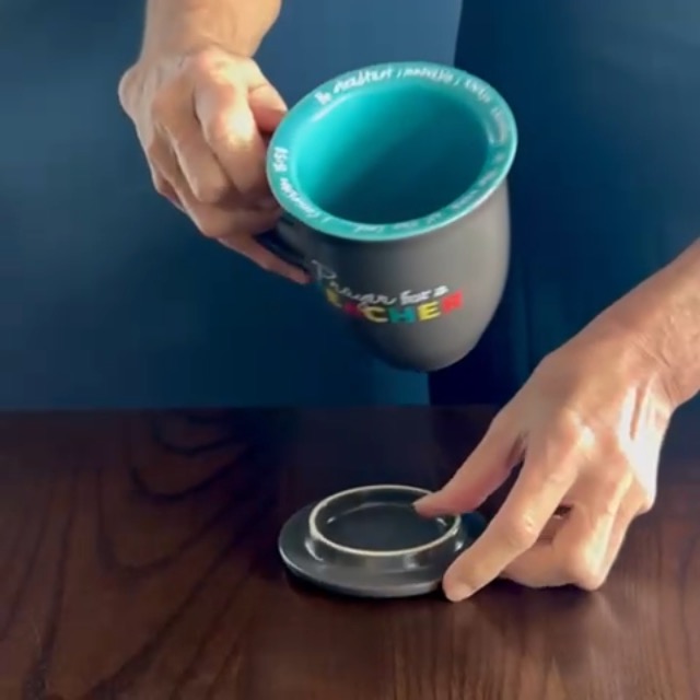 Set de Taza y Posavasos Cerámicos para Profesor miniatura 5