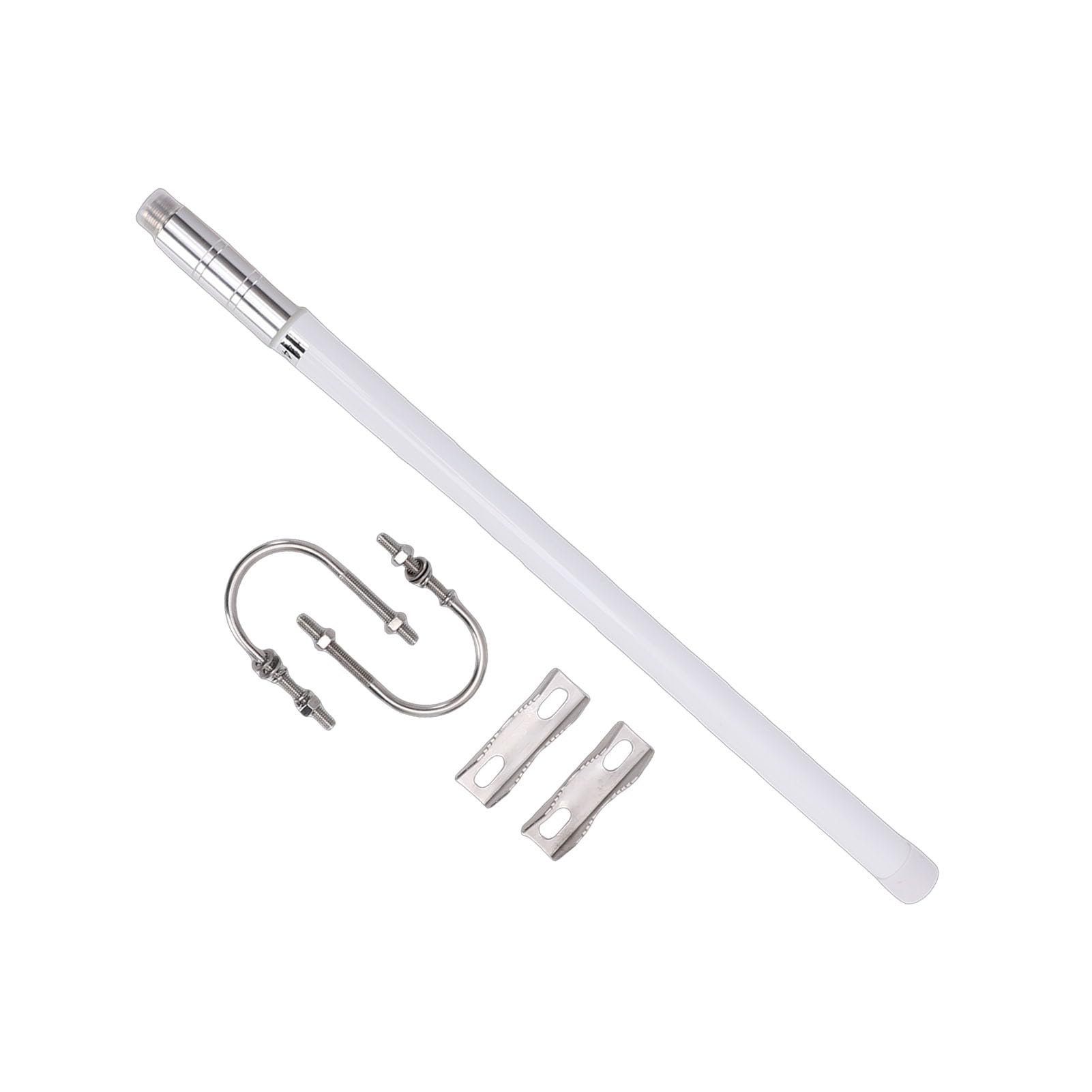 Antena Exterior Aérea de Estación Base de Doble Banda VHF UHF 144/430MHz con Conector Hembra PL-259 para Repetidor de Radioaficionado Transceptor Móvil