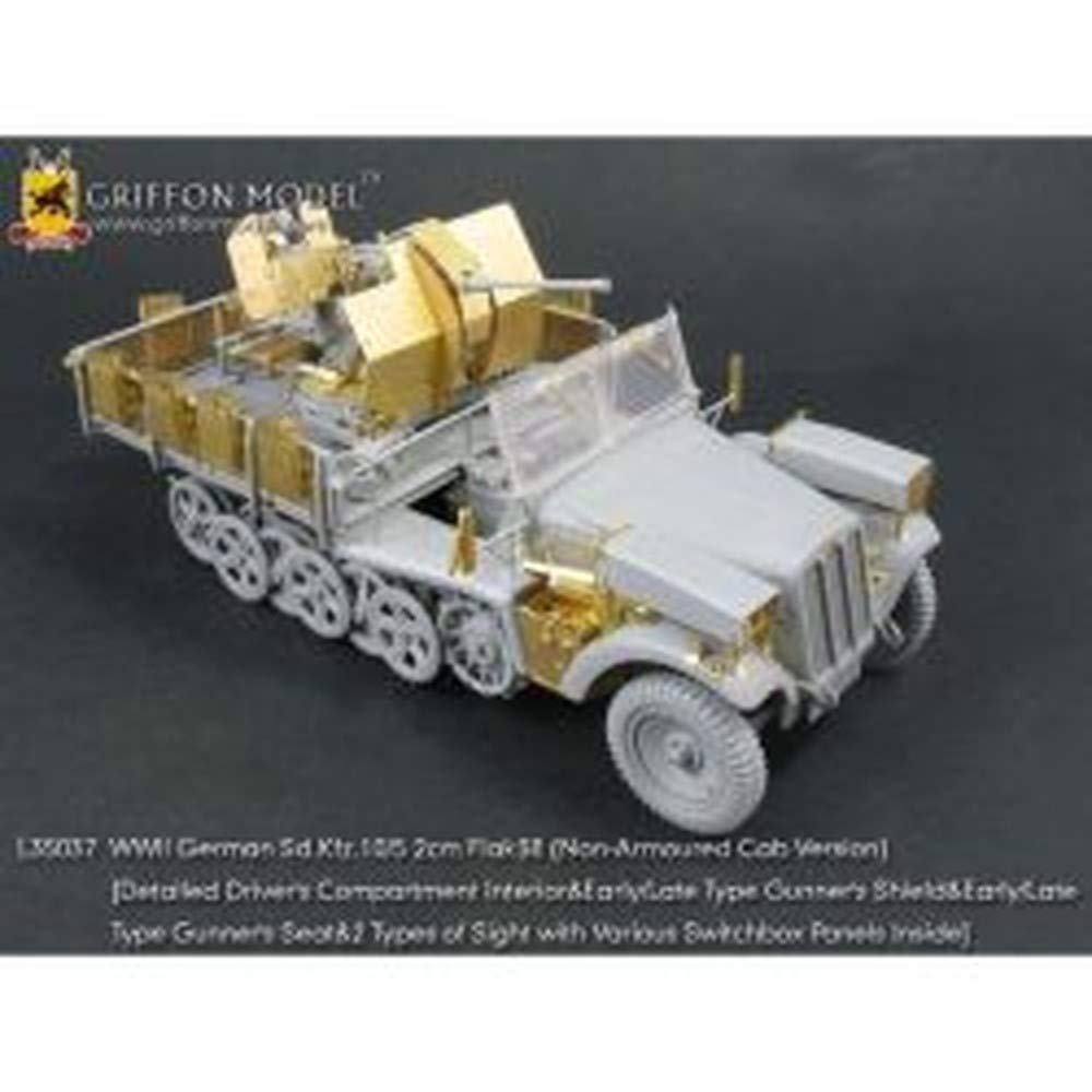 Amazon | グリフォンモデル 1/35WW.II ドイツ軍Sd.Kfz. 10/5 1tハーフ