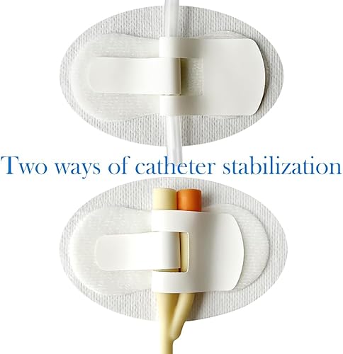 Miniatura 2 de Dispositivo de estabilización de catéter de 4 piezas, dispositivo de fijación de gancho y bucle de catéter urinario, adhesivo para catéter Foley con