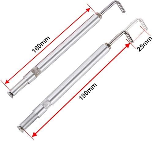 Miniatura 8 de Kyostar Pernos de sujeción de batería con gancho J para Civic Integra Negro