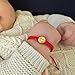 Bracelet for Baby - Red macrame bracelet for Baby - New born - Baby Shower - Baptism - Birthday gift - Tutti Jewelry (Saint Benedict)
