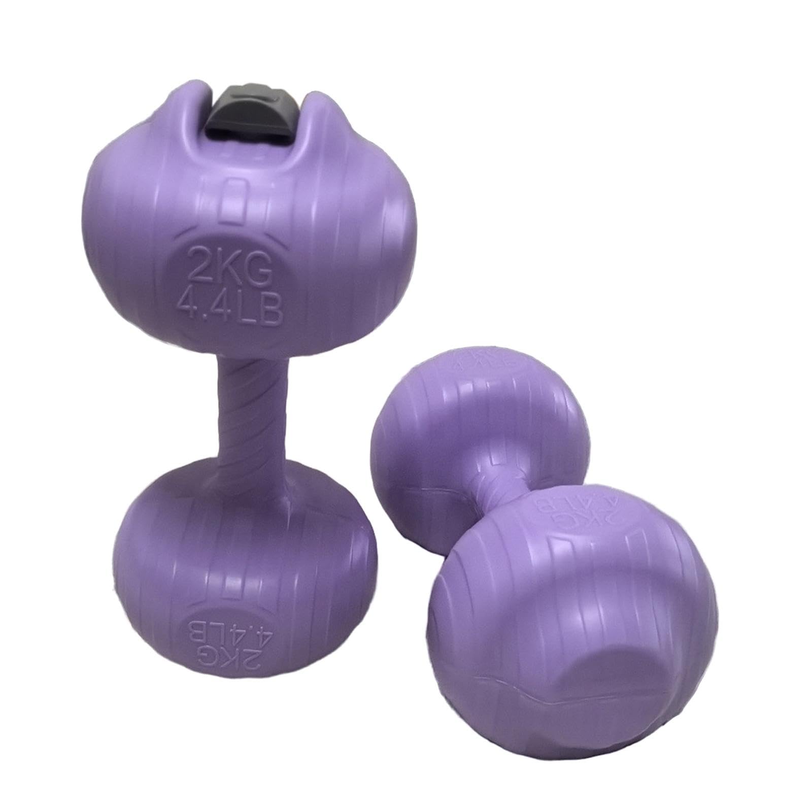 2 Pieces Water Filled Dumbbell Kids Workout Equipment Ergonomic Handle Kids Dumbbells for Arm Lifting