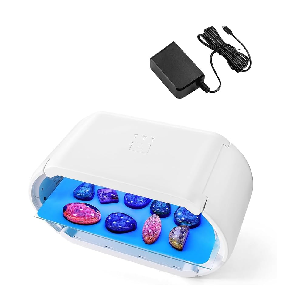 Luce UV Per Resina - Lampada Pieghevole 48W Bifacciale | Polimerizzazione Rapida Con Timer - Foto 3