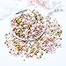 Towenm 60g Mix Pearls and Rhinestones for Crafts, Flatback Rhinestones and Pearls for Nails Face Art, 2mm-10mm Mixed Sizes Half Pearls and Rhinestones for Tumblers Shoes, Pink|Gold|White