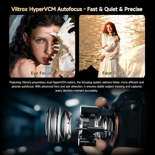 Image of VILTROX AF 85mm F1.4 Pro FE Full Frame Lens for Sony E Mount, 85mm f /1.4 Auto Focus Portrait Prime Lens Compatible with Sony a7RIV a9 a7RII a7RIII a7III a7C FX3 ZVE1 A1 a6600 a6700 a6400 ZV-E10