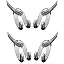 Silver 2 (1 Pair)