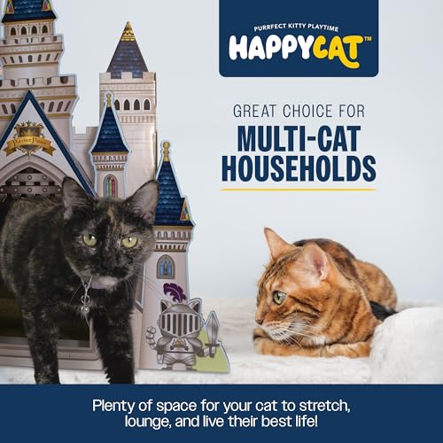 Casa Rascador Castillo HappyCat para Gatos Interior miniatura 6