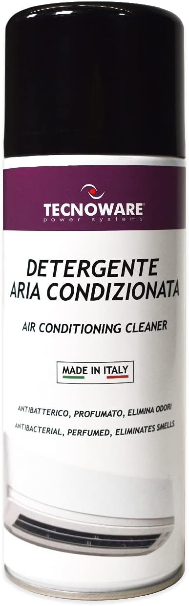Tecnoware Power Systems Easy Service Air Conditioning, Spray 400 ml, Cleans and Hygienizes Conditioners and Air Conditioners Eliminating Bacteria and Bad Odors, White