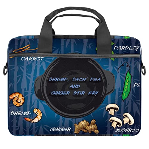 Sacoche ordinateur portable 13.3" antichoc avec bandoulière confort