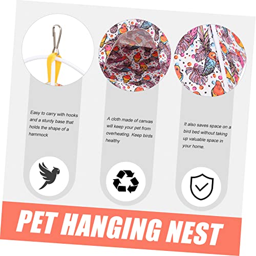 Cachette pour animaux de compagnie oiseau conure lit suspendu