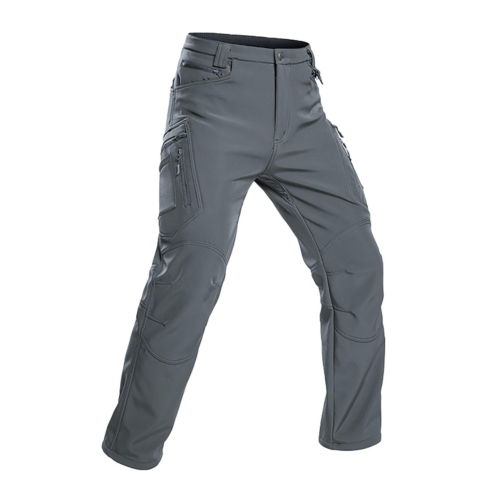 YRxUIAI Pantalon tactique pour homme d'été durable et robuste Pantalon de travail cargo léger Vêtement de travail multi-poches