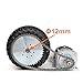 L-faster 10 Inch Dual Drive Brushless Geared Motor 10x6.0 Fat Wheel for Trolley Cart Bike (Max 7kph)