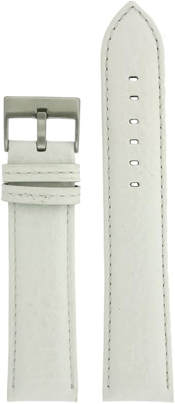 Amazon.com: Extra Long XXL Watch Band Leather White Thick Padded 20