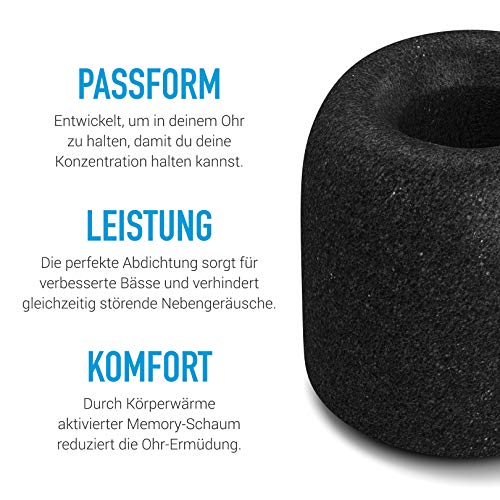 Image of Comply Isolation T-400 Foam Earphone Tips (Black)