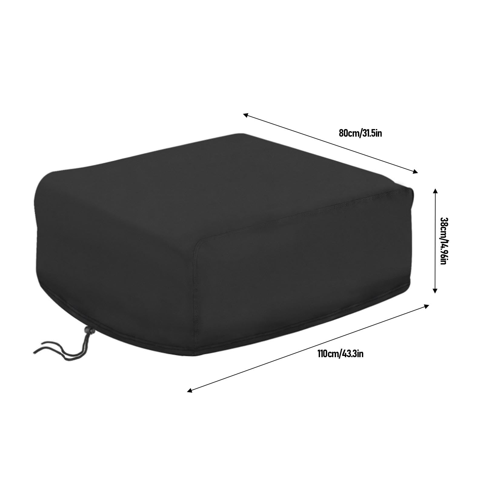 Cubierta de Aire Acondicionado para RV Impermeable, Protección para Techo de AC de Autocaravana, Funda Anti-UV y Antilluvia para Remolque de Viaje, Lona Exterior para Camping