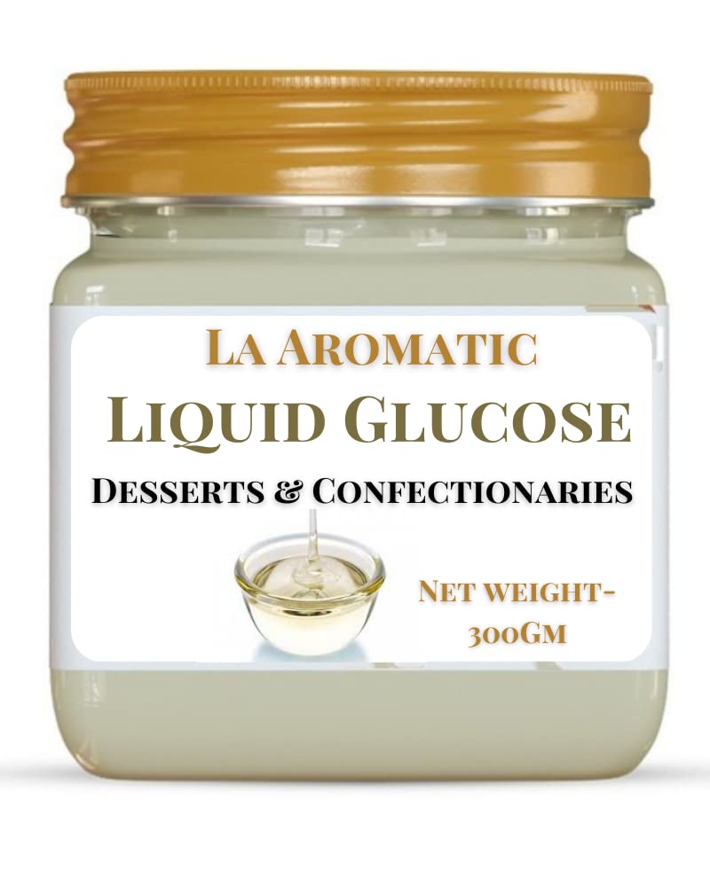 La Aromatic Liquid Glucose 300gm,Liquid Glucose for Making Cake and ice Cream, Sweetener for Deserts