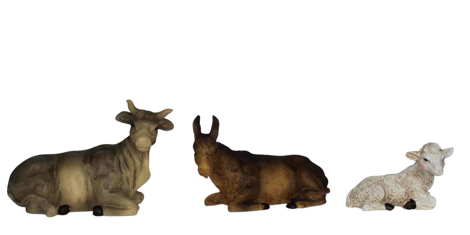 ZICOM Ankleidefigurenset Byzanz, Krippenfiguren klassisch ca. 16cm 10-TLG. Polyresin bekleidet